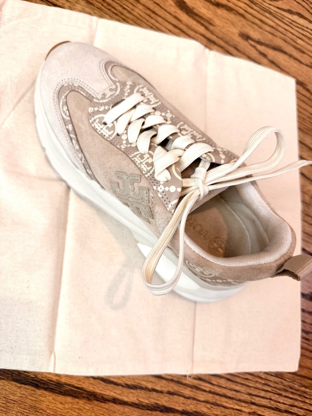Tory Burch Beige Sneakers
